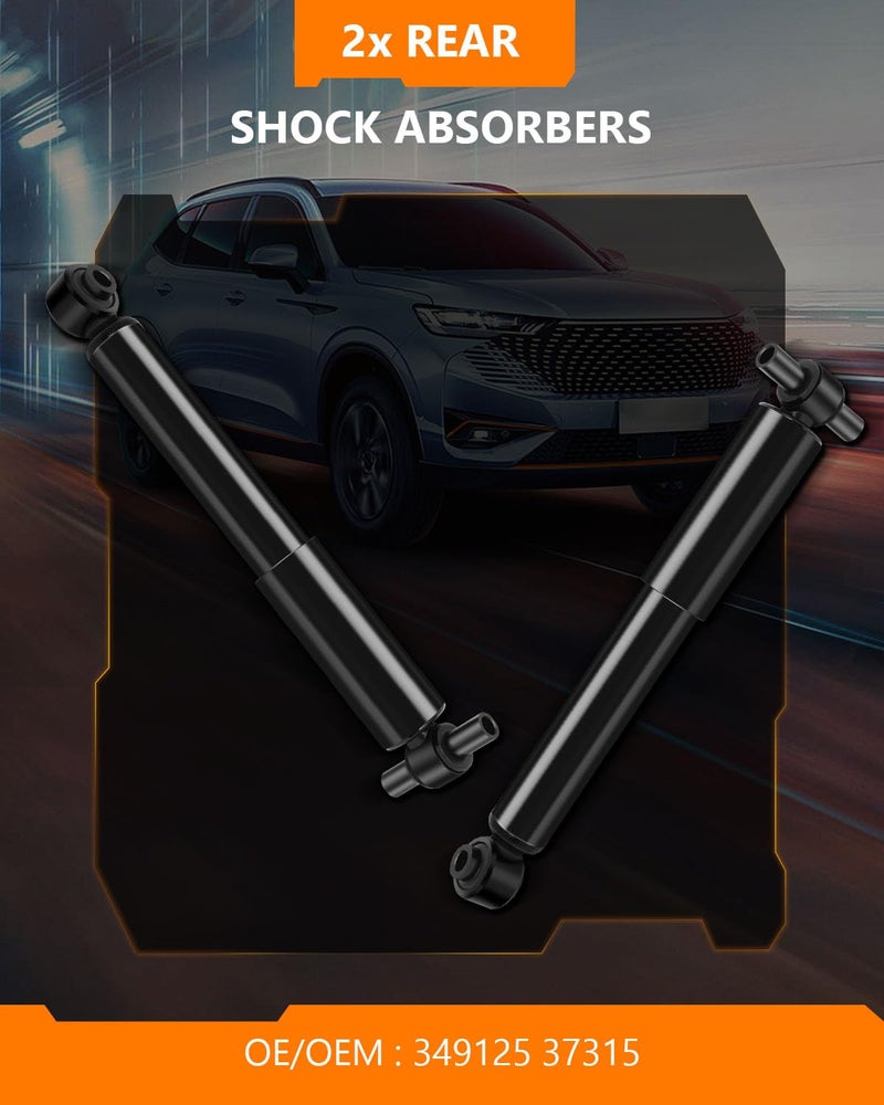 OCPTY 2X Rear Shocks for Chevy, OCPTY Shocks Absorbers Fits 2008-2017 for Buick Enclave | 09-17 for Chevy Traverse | 07-16 for GMC Acadia | 17 for GMC Acadia Limited | 07-10 for Saturn Outlook 349125 37315 - Image 2